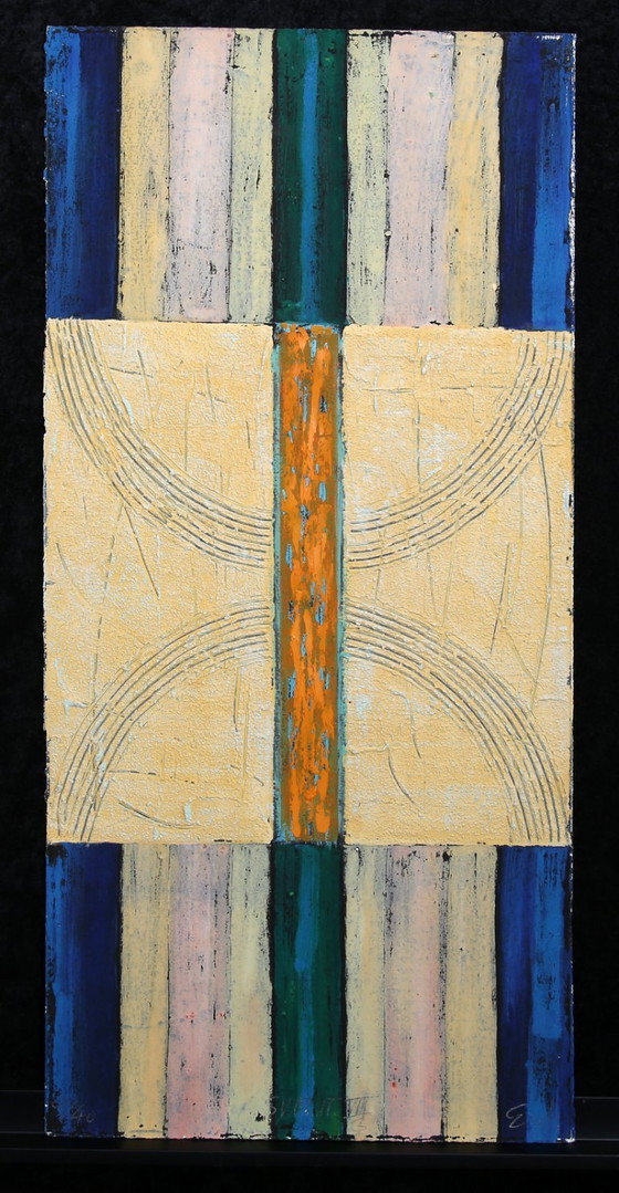 Image 1 of Schädrich, Eckart (Esch) - Symit VIII - Tríptico - Técnica mixta - firmado