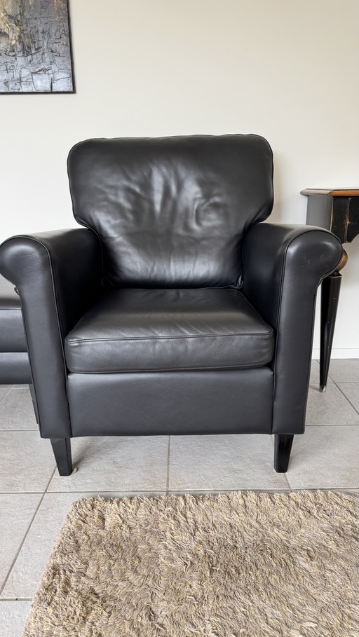 Vidato Alvera Armchair – fauteuils, Leather, Wood (photo 2 of 5)