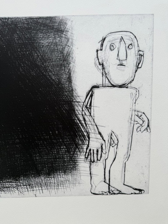 Image 1 of Petrus De Man, Peur, 2004, Gravure Sur Cuivre, Copyright P.De Man 2015, Stampato in Belgio