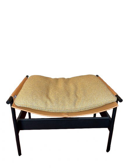 Image 1 of Fauteuil lounge Rolf Benz + ottoman (Neuf, 2023, garantie et certificat inclus)