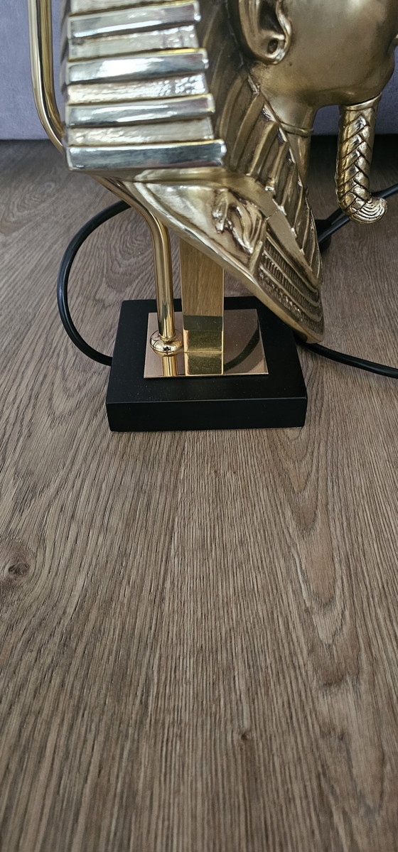 Image 1 of Egyptian Pharaoh Tutankhamun table lamp