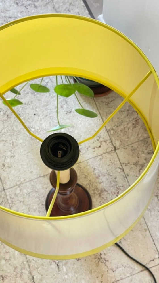 Lampada a Candeliere Effetto Noce Vintage – LUMILIGHT, Lampade da tavolo, Polyester (photo 8 of 17)