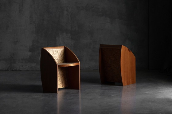 Image 1 of Postmoderne Geometrische Stühle, Italien, 1980er Jahre