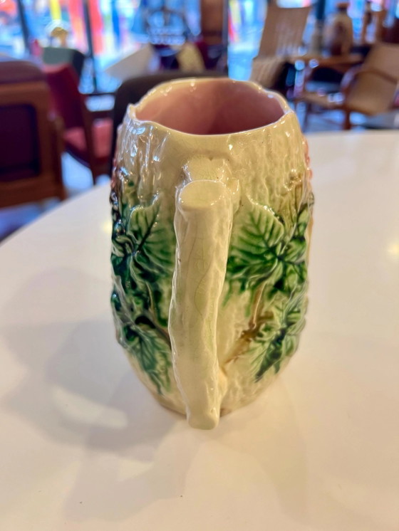 Rareté! Pichet, vase Art Nouveau original du fabricant anglais Minton, vers 1900, très bon état (photo 6 of 8)