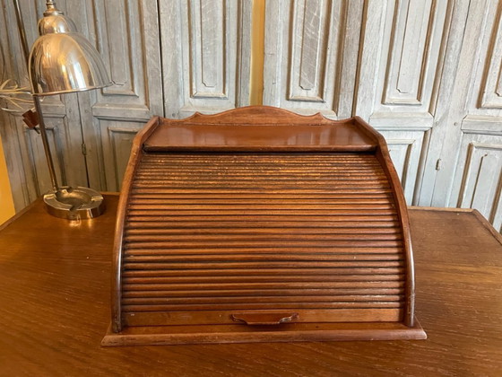Image 1 of Desk, Roller Shutter Cabinet, Mailbox, Art Deco, 1930, French