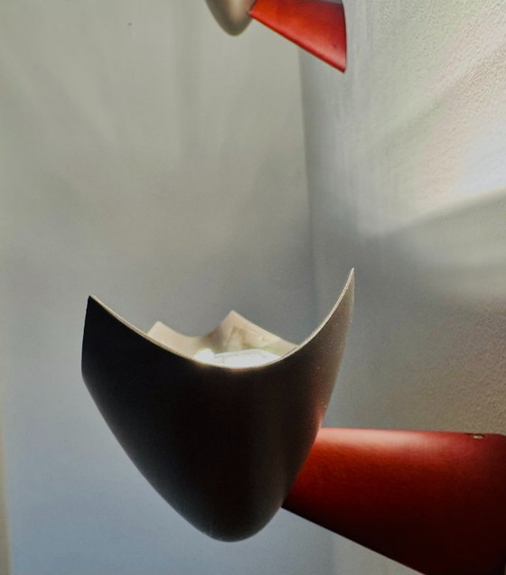 'Servul' Uplighter Wall Lamps by Josep Lluís Cà for Arteluce, Italy 1990s – Wall lights, Wood (photo 5 of 7)