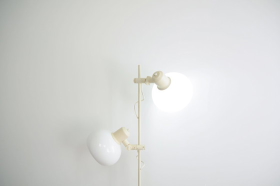 Lampada da terra a fungo in metallo bianco – Lampade da terra, Plastic (photo 2 of 7)