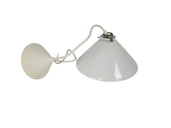 Image 1 of Lampada da banchiere - Lampada da calzolaio - vetro opalino - anni '80