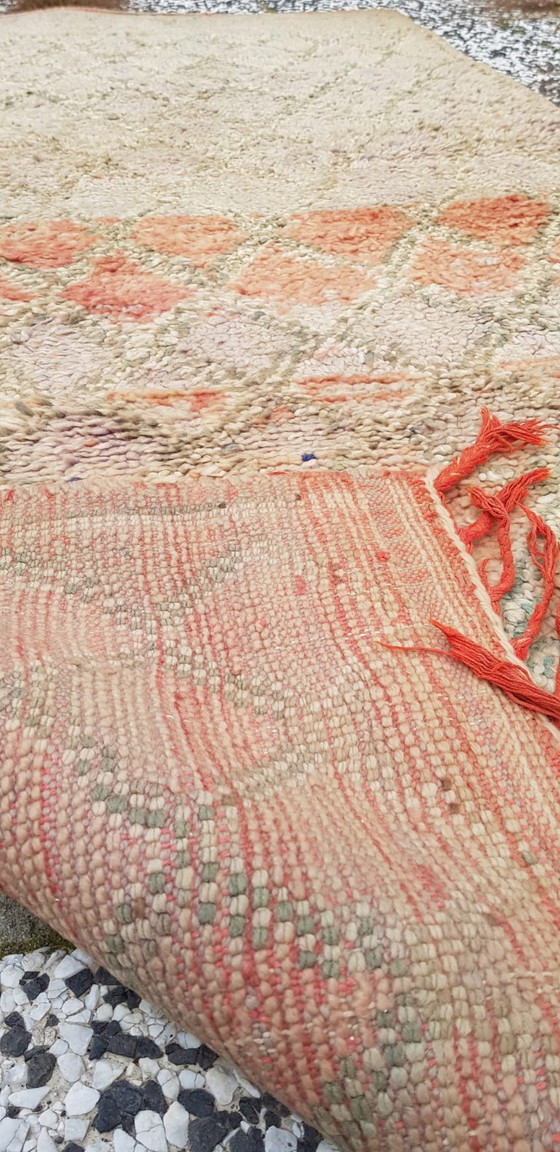 Image 1 of Alfombra bereber de lana anudada a mano, 200 x 103 cm