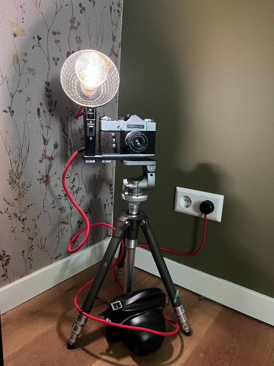 Image 1 of Design USSR Camera built-in lamp on tripod