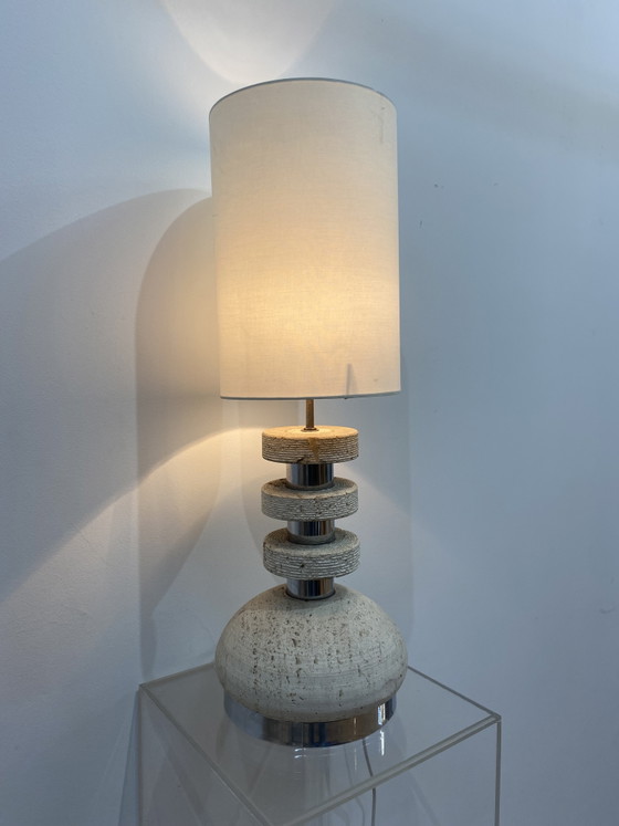 Lampada Travertino Space Age – Lampade da tavolo (photo 7 of 8)