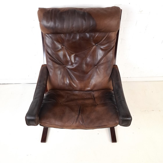 Fauteuil lounge vintage Siësta Ingmar Relling Westnofa – Wood, Leather (photo 4 of 9)