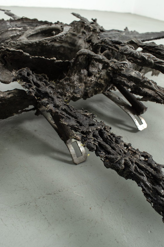 Image 1 of Brutalist wall sculpture