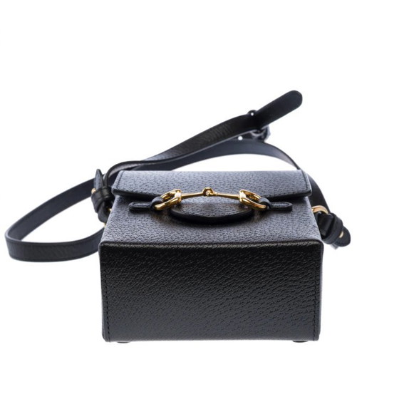 Image 1 of Tasche GUCCI Horsebit 1955 Vertical in Cuir Noir - 103384