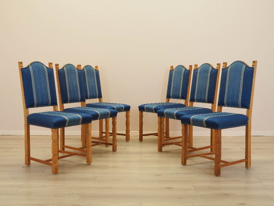 Image 1 of Set di sei sedie in rovere, design danese, anni '60, designer: Henning Kjærnulf