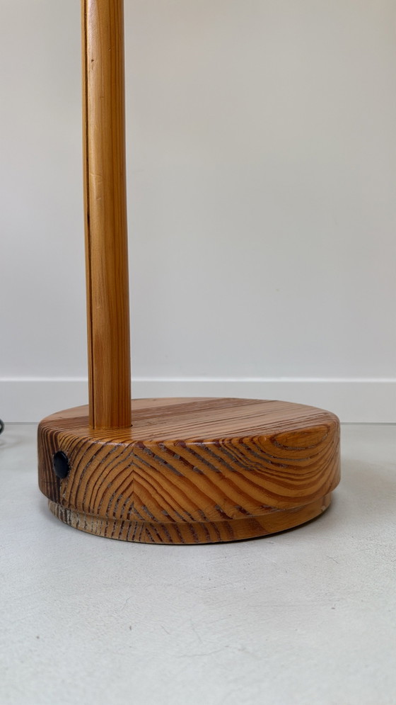 Image 1 of Lampadaire vintage Domus en bois de teck