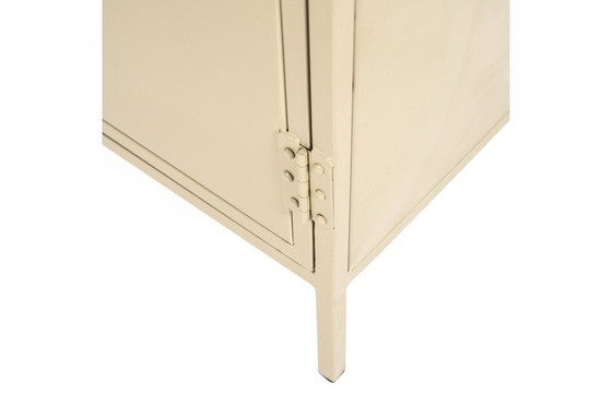 Image 1 of Vitrinekast metaal kleur beige
