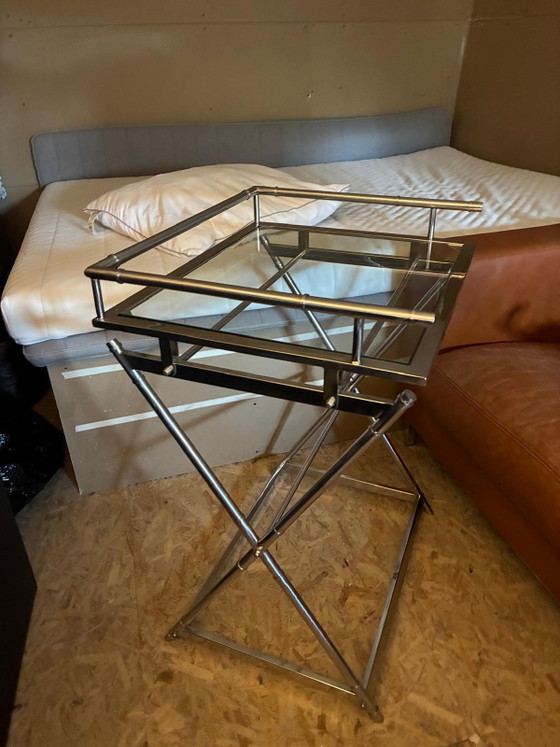 Mesa auxiliar – Merk onbekend, Mesas auxiliares, Aluminium (photo 3 of 5)