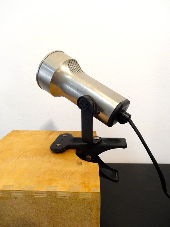 Image 1 of LITA Clip-on Spotlight, Vintage Steel