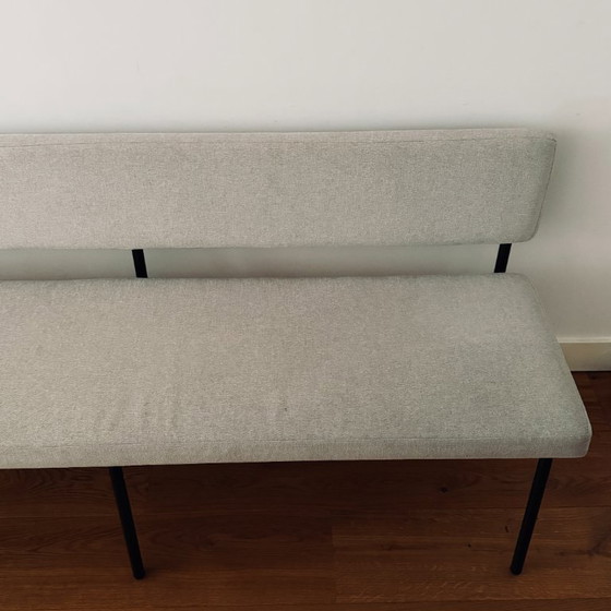 Image 1 of Banc de salle à manger scandinave Aspen beige recyclé