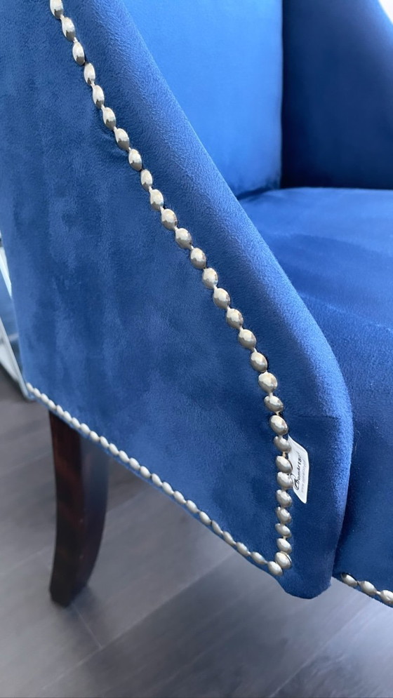 Image 1 of Sedia da pranzo in velluto Westwing