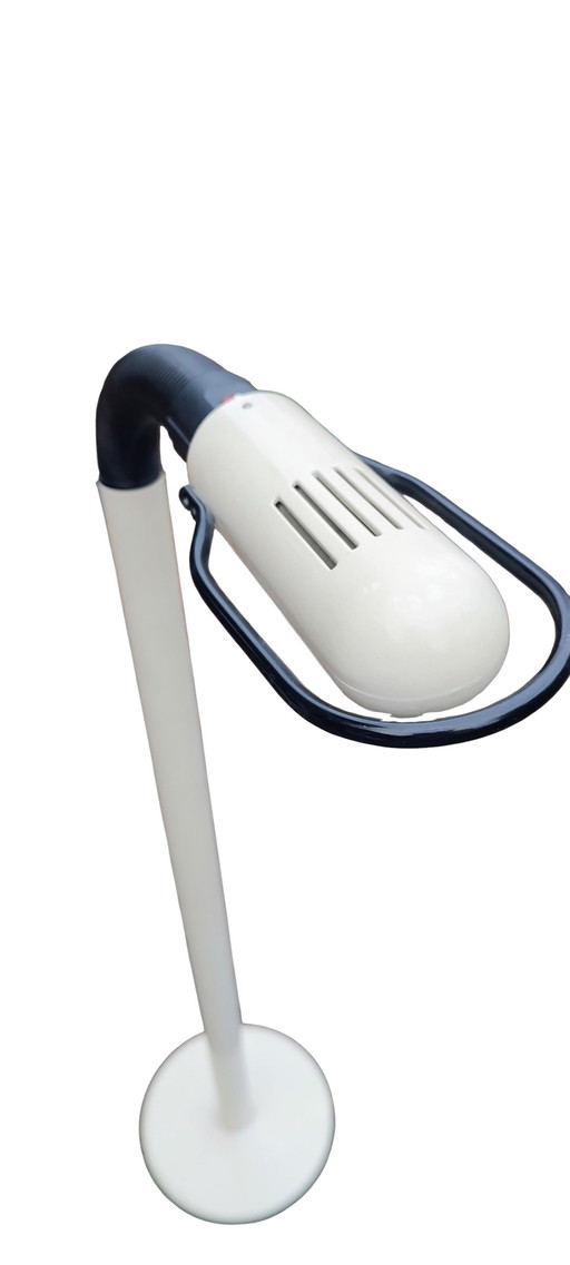 Lampada da terra a tubo Space Age anni '70