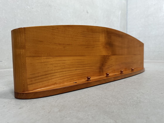 Image 1 of Vintage wall shelf with coat rack