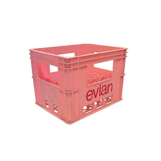 Image 1 of Vintage Evian Kratje Met 20 Vakken