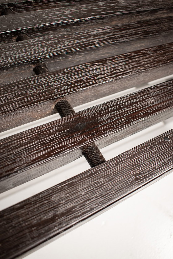 Image 1 of Banco de listones de mediados de siglo