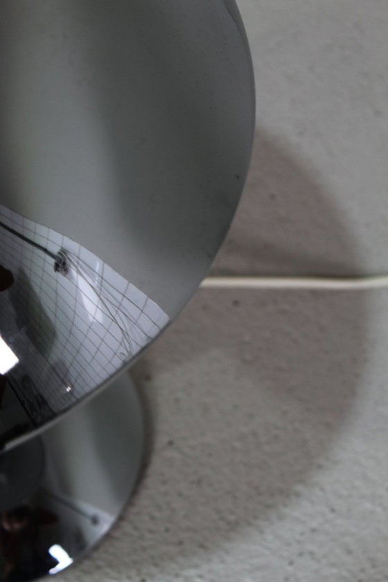 Image 1 of Lampe de table vintage IKEA, lampe champignon chromée