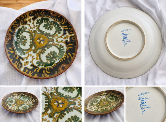 Image 1 of Bol en faïence de Gouda vintage - Rhodian 1002, Garuda Holland 1165/35 cm