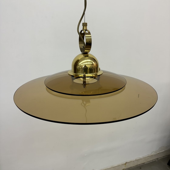 Image 1 of Sölken Leuchten Glass Hanging Lamp, 1970s