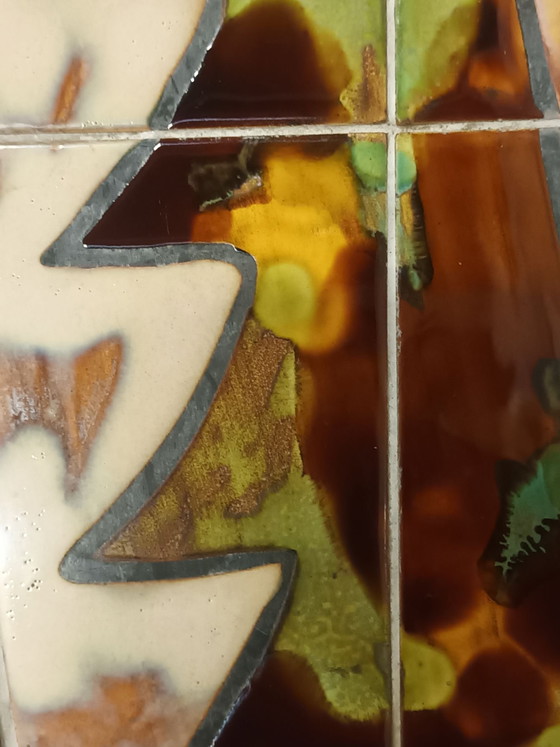 Coffee table B. Raynaud Vallauris – Ceramic, Wood (photo 8 of 13)