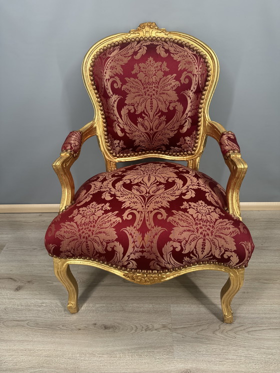 Image 1 of Poltrona in stile Luigi XV