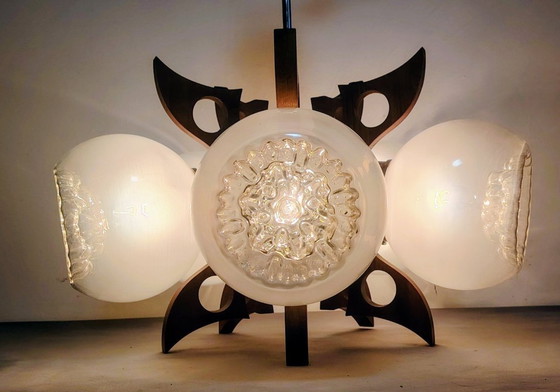 Image 1 of Space Age Sputnik Futurist Ceiling Light