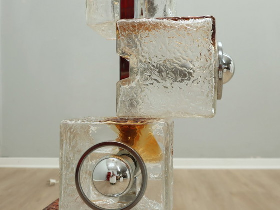Image 1 of Lampada da terra in vetro cubico di Murano di Toni Zuccheri per VeArt, anni '70