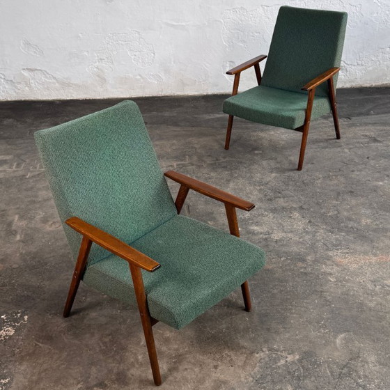 Image 1 of Pair of Tatra Nabytok Armchairs, 1960s