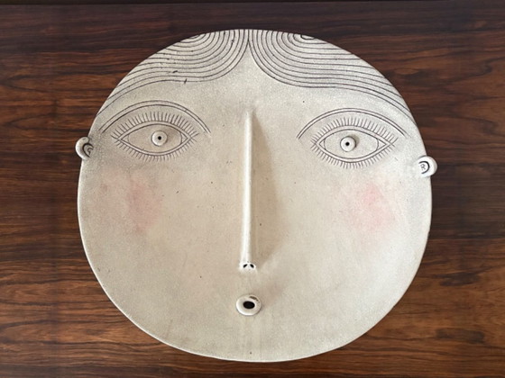 Grande piatto originale di Guy Routledge - Arte Ceramica – Sculture (photo 2 of 11)