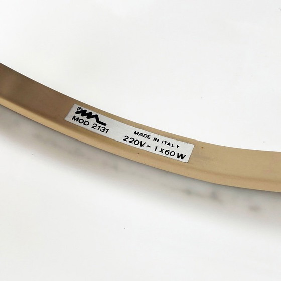 Image 1 of Witte Serpente vloerlamp van Elio Martinelli voor Martinelli Luce, jaren 70