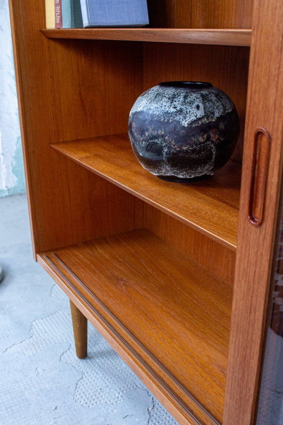 Image 1 of Vintage teakhouten vitrinekast, dressoir, ladekast, Hundevad Deens