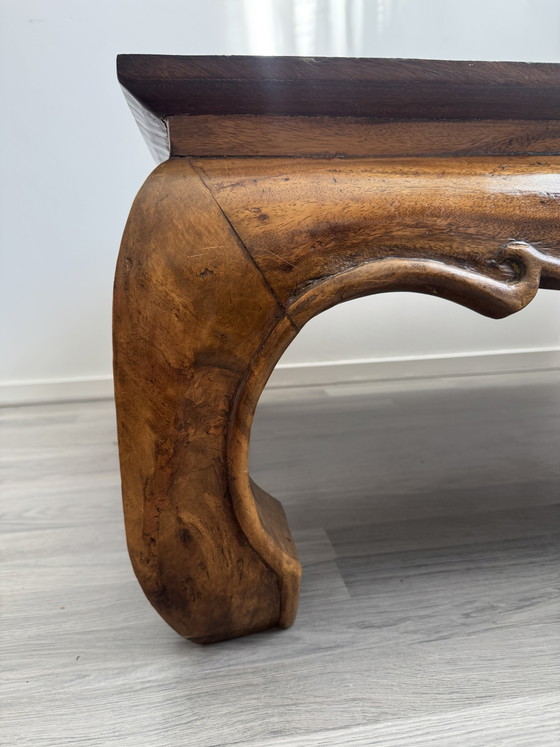 Image 1 of Couchtisch aus Holz im Opium-Stil / Beistelltisch / Couchtisch