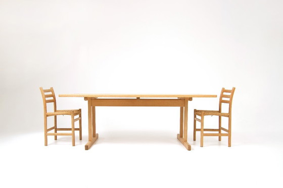 Image 1 of Set di 4 sedie da pranzo - Modello 350 - Poul Volther