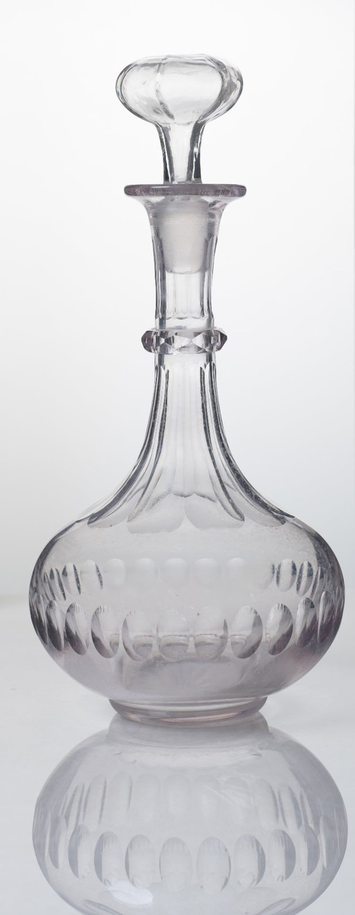 Caraffa in vetro Val Saint Lambert