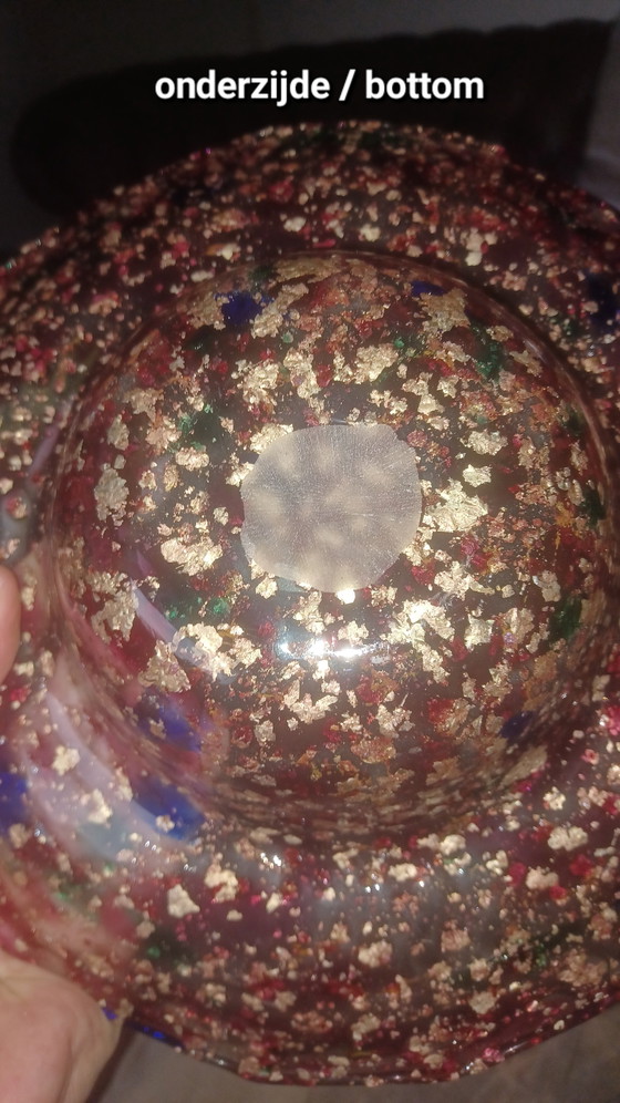 Image 1 of Coupe à fruits en verre d'art, Galerie du verre Willingen