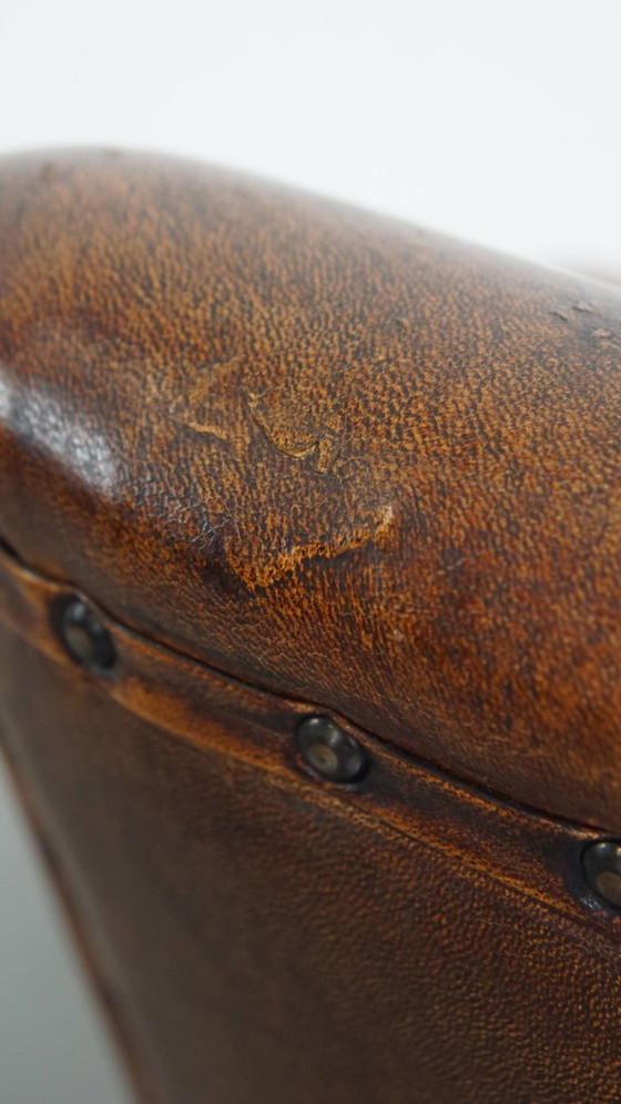 Image 1 of Klassieke schapenleren armchair