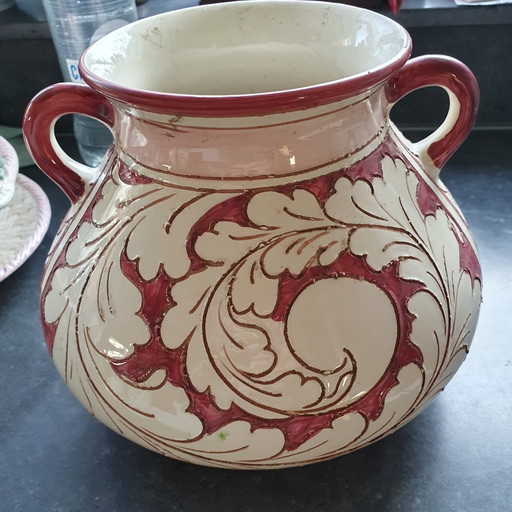 Große italienische Vase aus Keramik