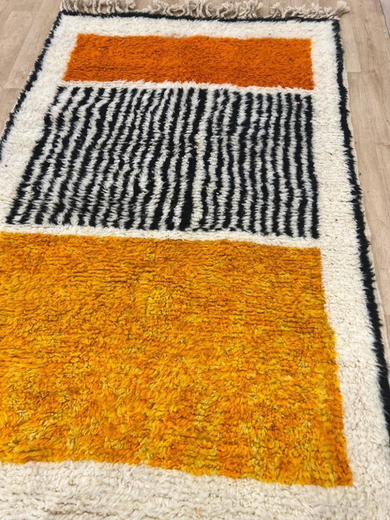 Image 1 of Tapis marocain artesanal en laine 300cmx150cm
