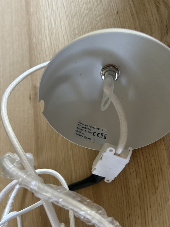 Image 1 of Northern Dokka Design Pendant Lamp – White & Brass