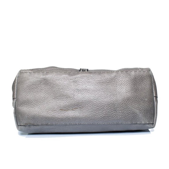 Image 1 of Fendi, silver selleria grand borhese leather handbag