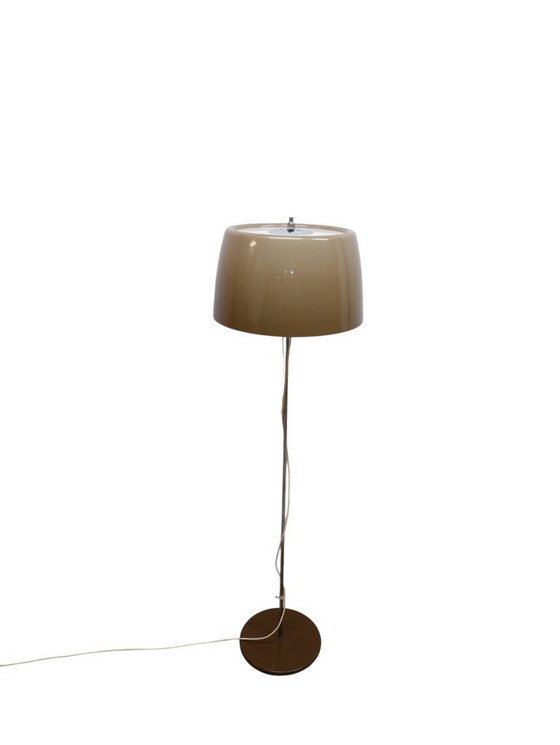 Image 1 of Lampada da terra di metà secolo con paralume in plastica